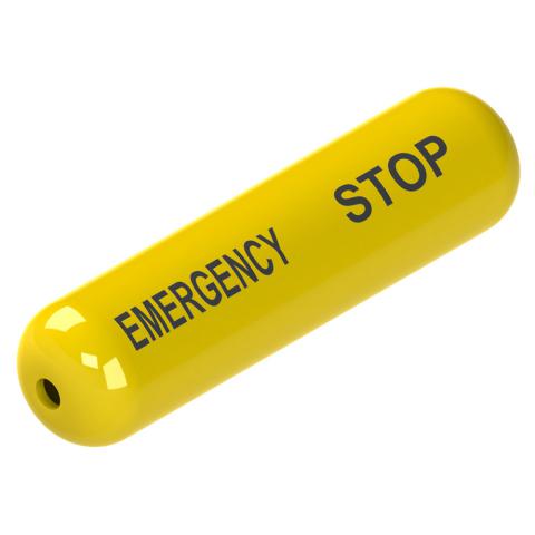 Immagine per INDICATORE FUNE   SCRITTA 'EMERGENCY STO da Sacchi elettroforniture